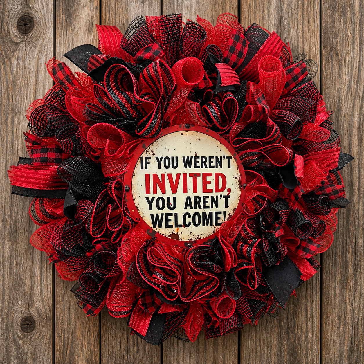 Snarky Invited Wreath