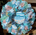 Beachy Welcome wreath